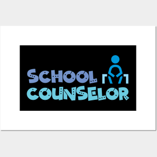 funny school counselor Posters and Art